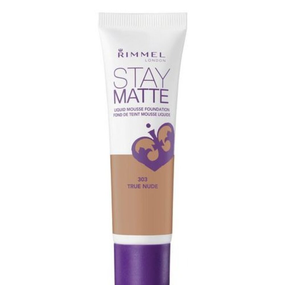 Rimmel London 303 True Nude Stay Matte Full Coverage Mattifying Foundation NEW